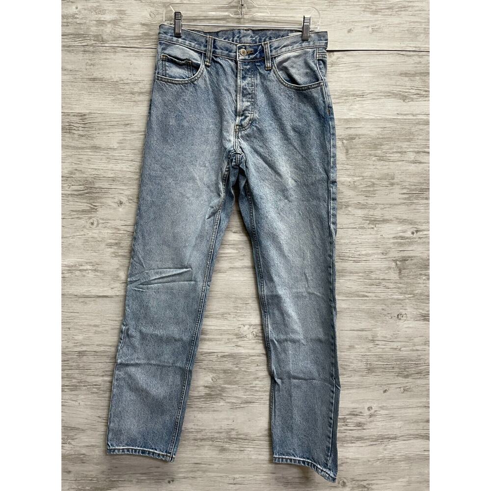 John Galt Brandy Melville Womens Straight Leg Jeans Blue Denim Mid Rise Size M